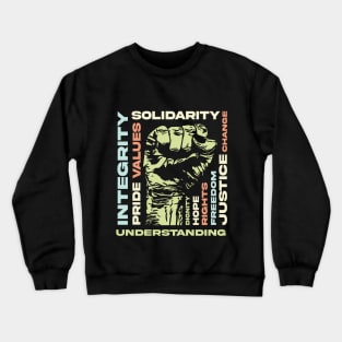 Human and Social Values Crewneck Sweatshirt